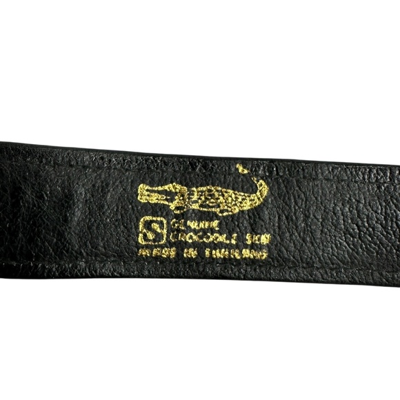 Genuine Vintage GUCCI GG Logo Gold Buckle Made In Italy Authenticated - Picture 10 of 14